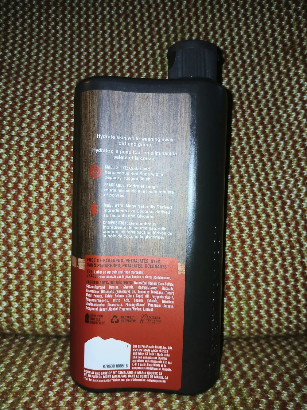 Every Man Jack Cedar + Red Sage Body Wash — Red